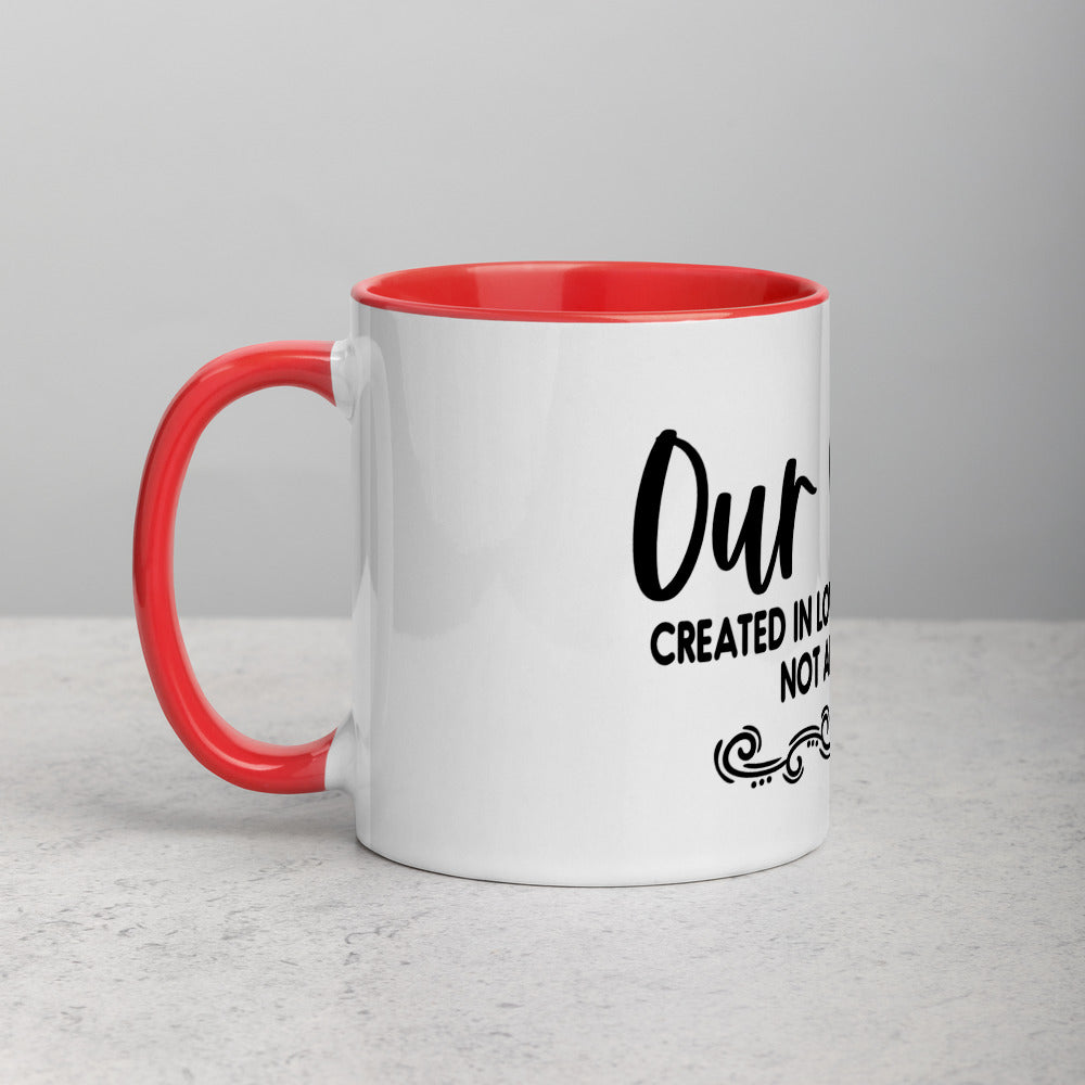OUR FAMILY- Mug with Color Inside