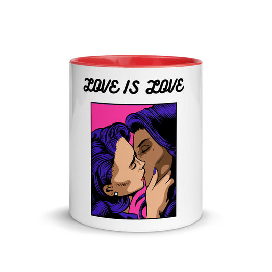 LOVE IS LOVE- Mug with Color Inside