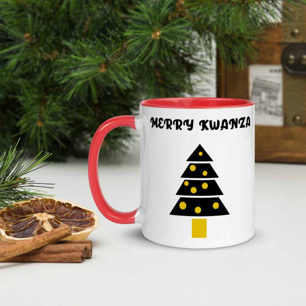 MERRY KWANZA- Mug with Color Inside