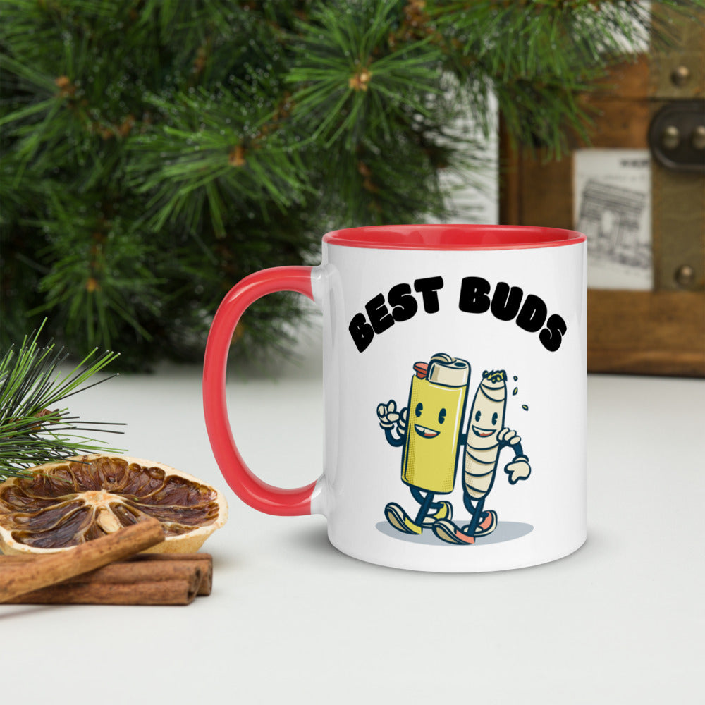 BEST BUDS- Mug with Color Inside