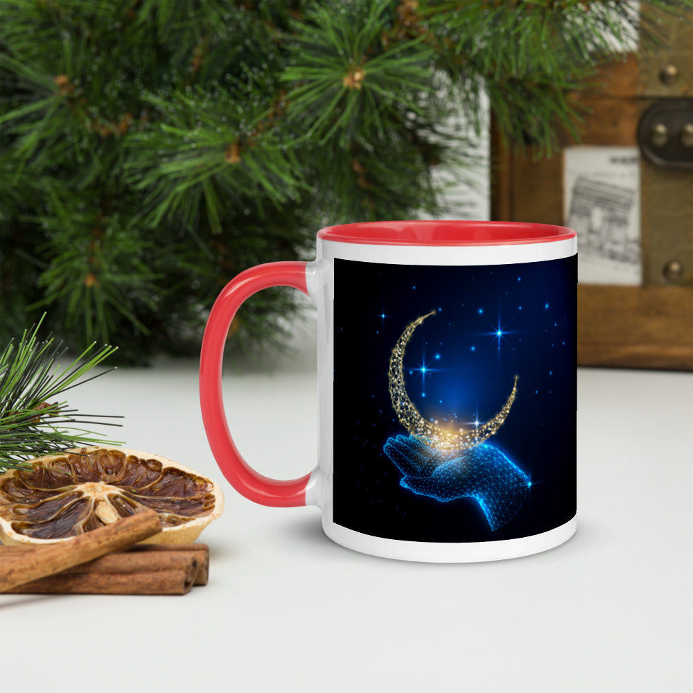 HOLD THE NIGHT- Mug with Color Inside