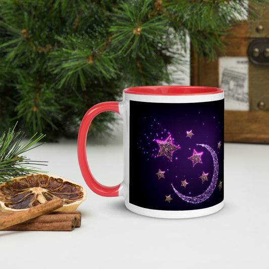 NIGHT OF STARS- Mug with Color Inside