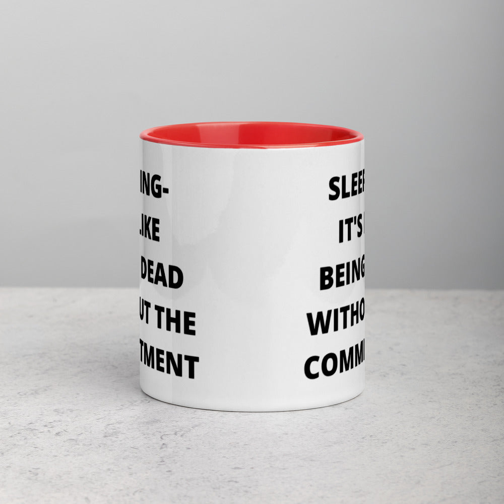 SLEEPING DEFINITION- Mug with Color Inside