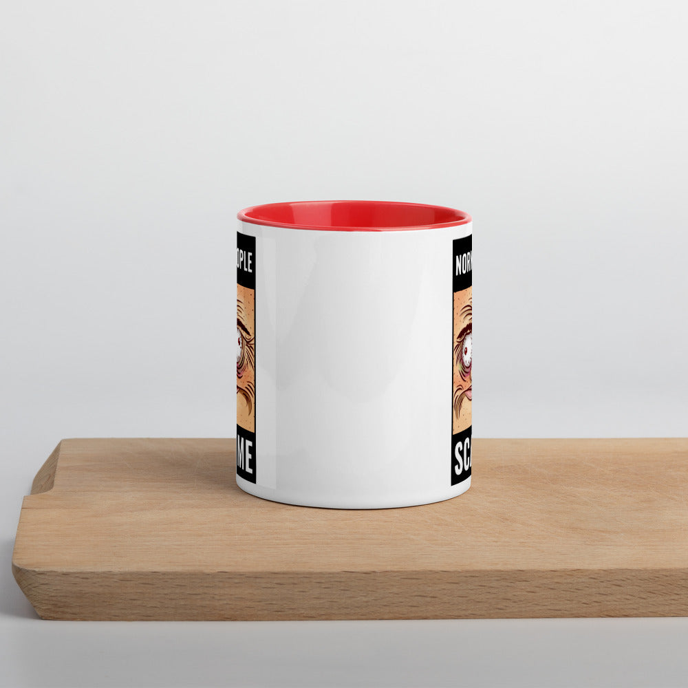 NORMAL PEOPLE SCARE ME- Mug with Color Inside