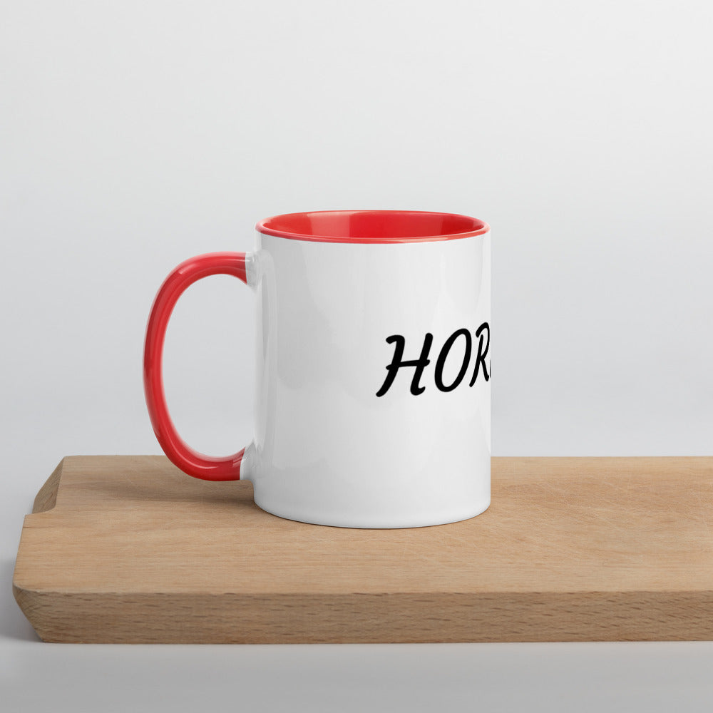 HORNGRY (HORNY AND HUNGRY)- Mug with Color Inside