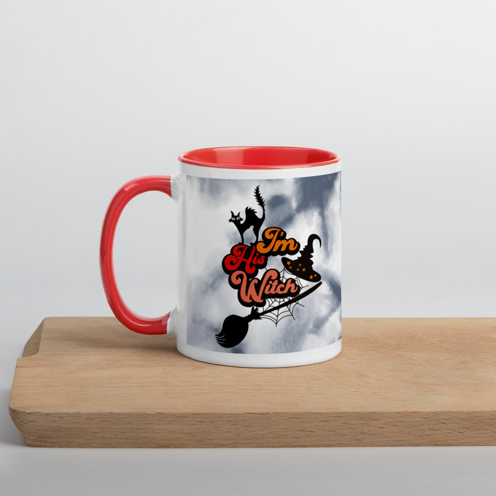 I'M HIS WITCH- Mug with Color Inside