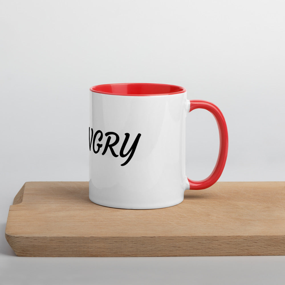 HORNGRY (HORNY AND HUNGRY)- Mug with Color Inside