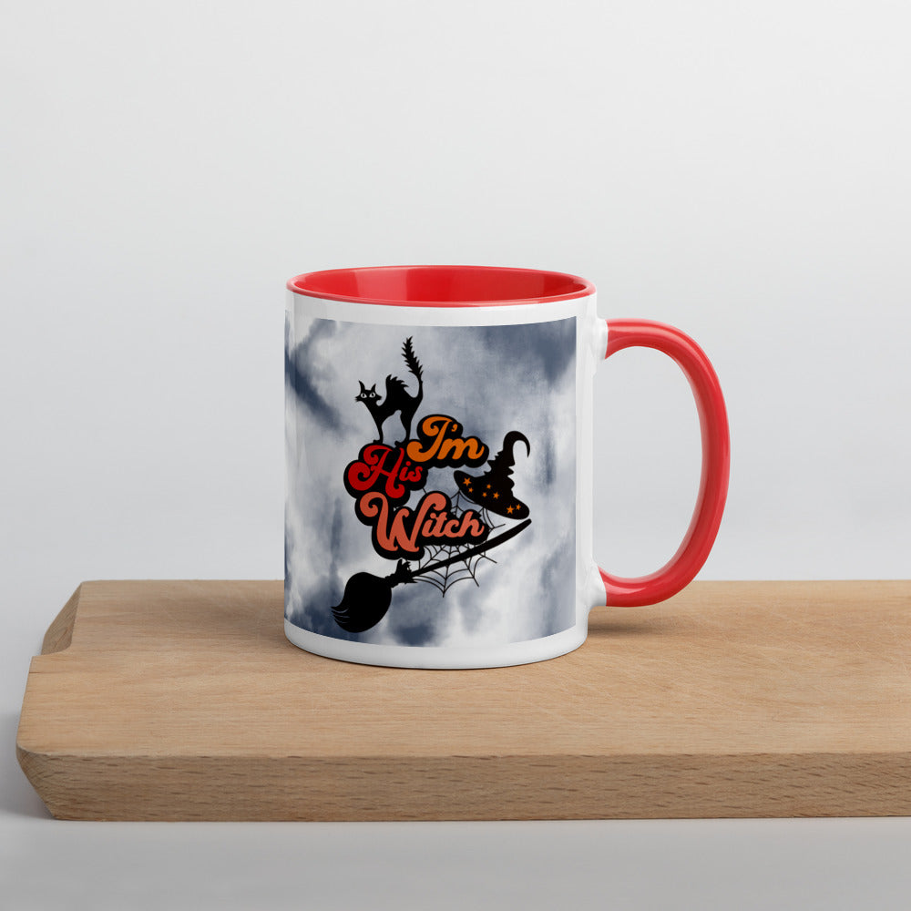 I'M HIS WITCH- Mug with Color Inside