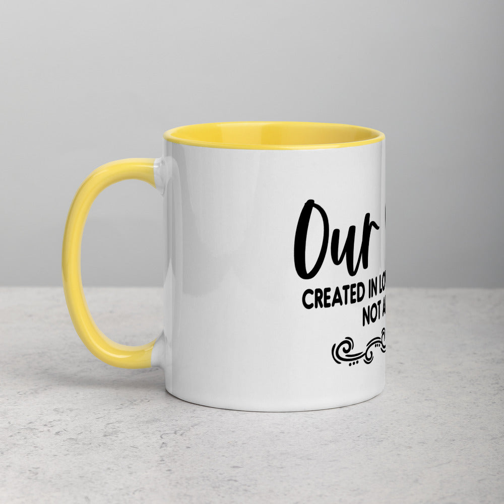 OUR FAMILY- Mug with Color Inside