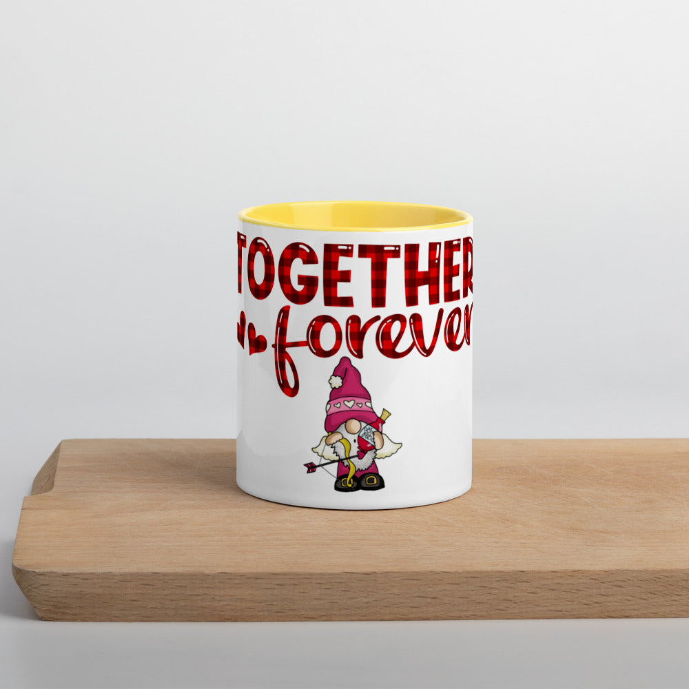 TOGETHER FOREVER <3- Mug with Color Inside