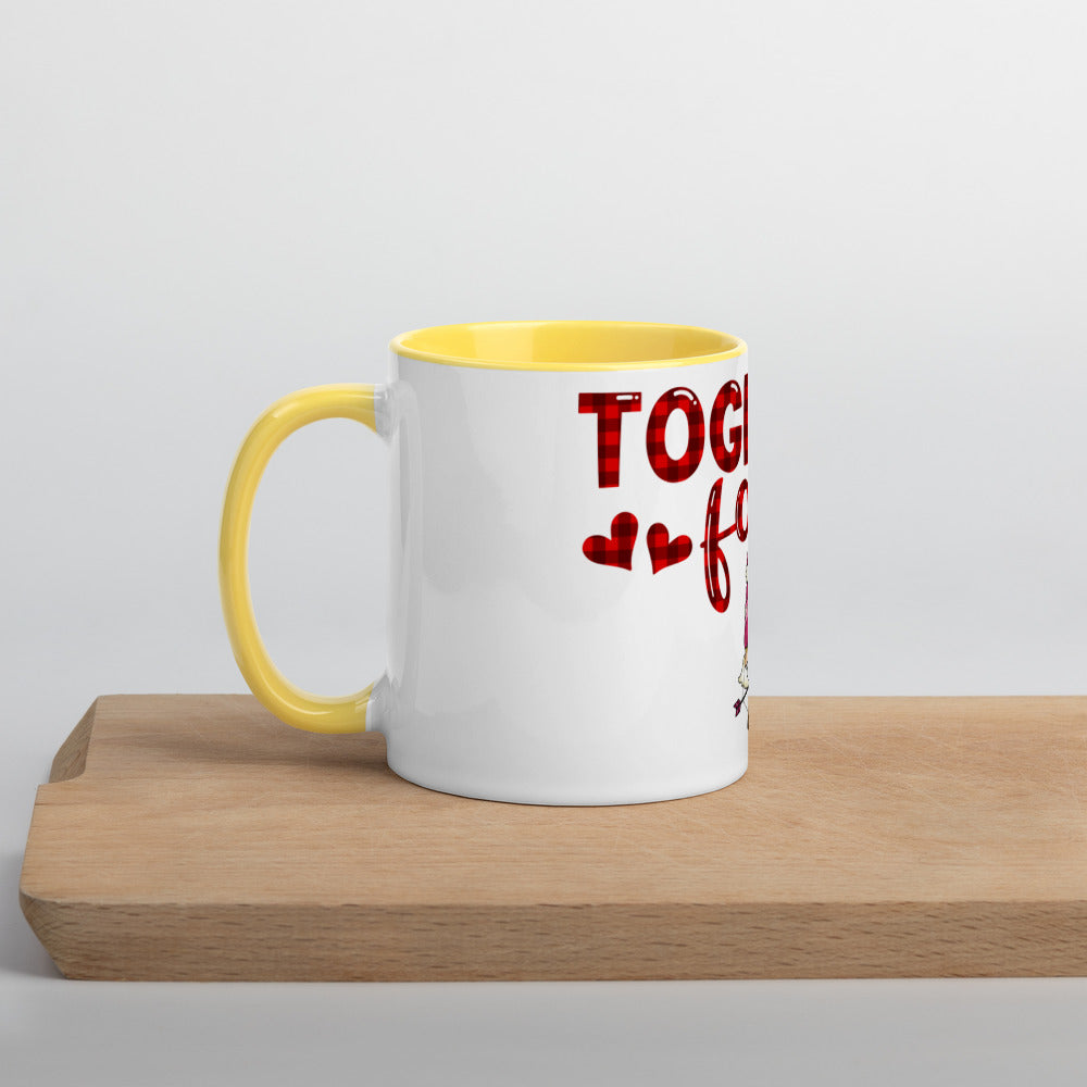 TOGETHER FOREVER <3- Mug with Color Inside