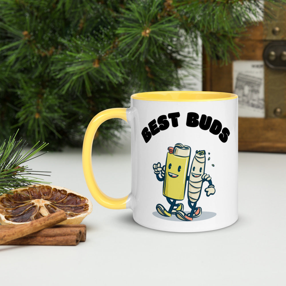 BEST BUDS- Mug with Color Inside