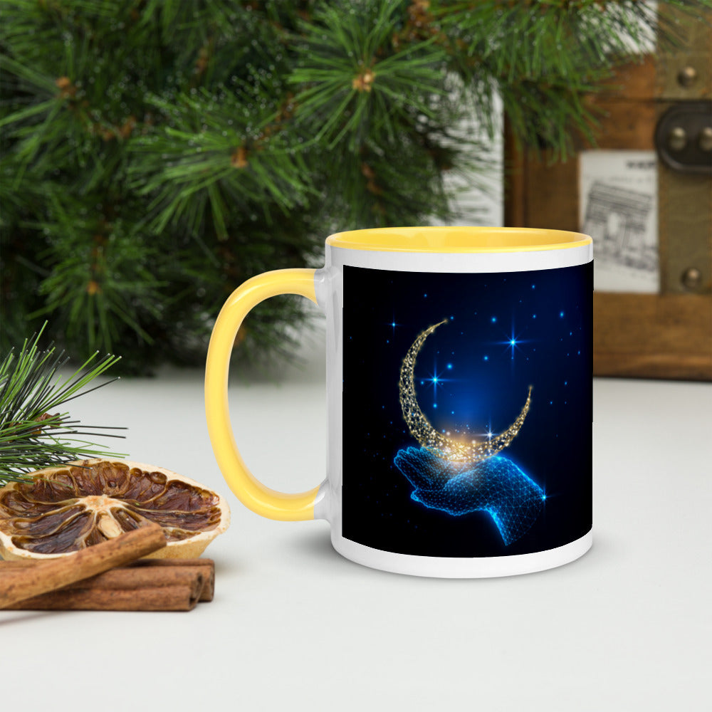 HOLD THE NIGHT- Mug with Color Inside