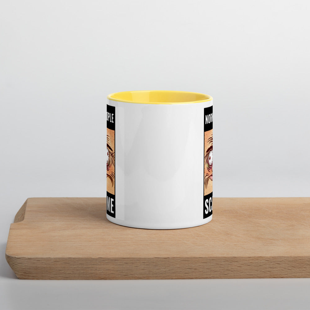 NORMAL PEOPLE SCARE ME- Mug with Color Inside