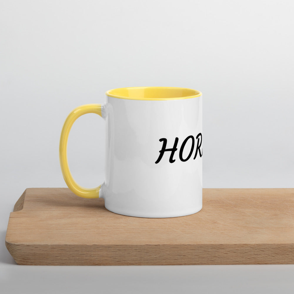 HORNGRY (HORNY AND HUNGRY)- Mug with Color Inside