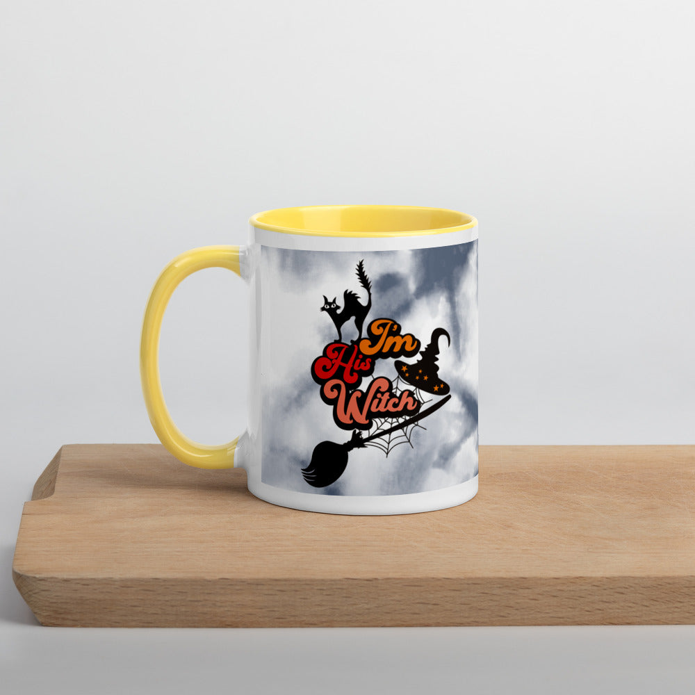 I'M HIS WITCH- Mug with Color Inside