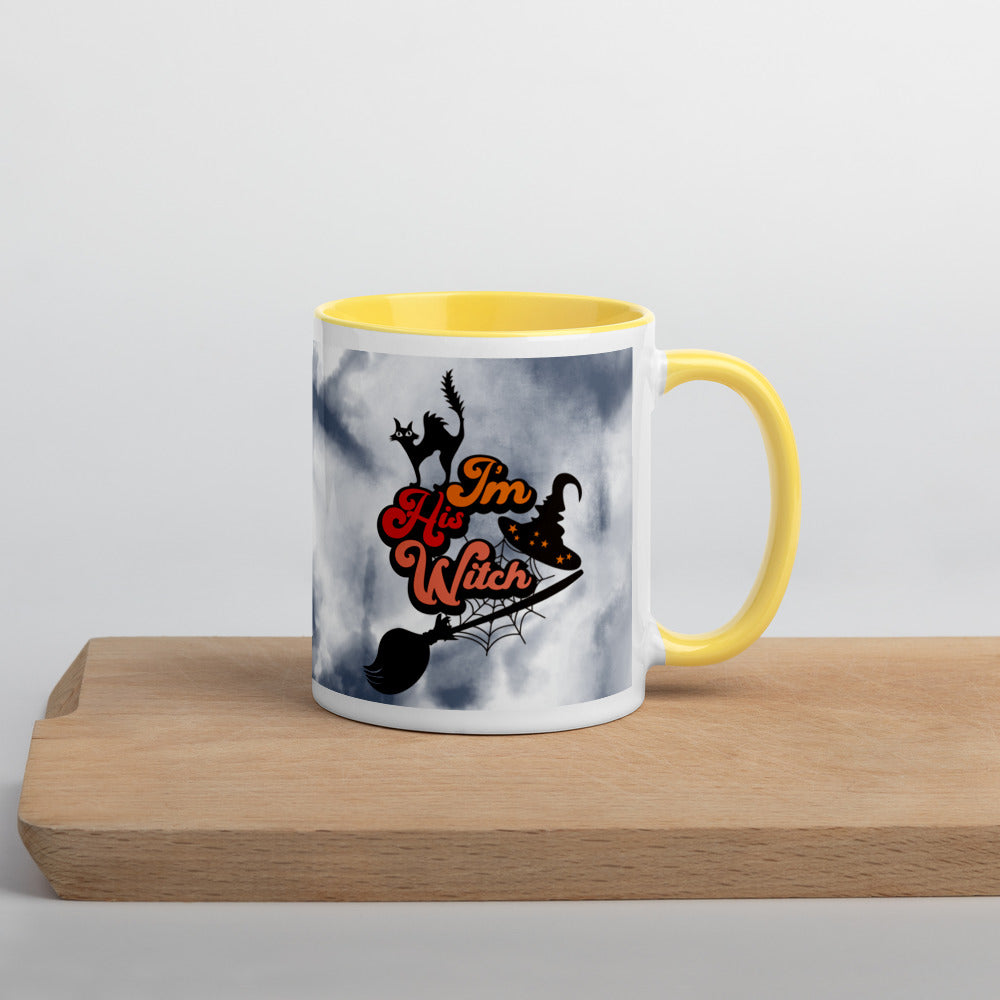 I'M HIS WITCH- Mug with Color Inside