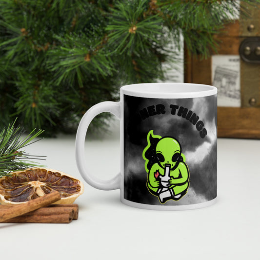 STONER THINGS- White glossy mug