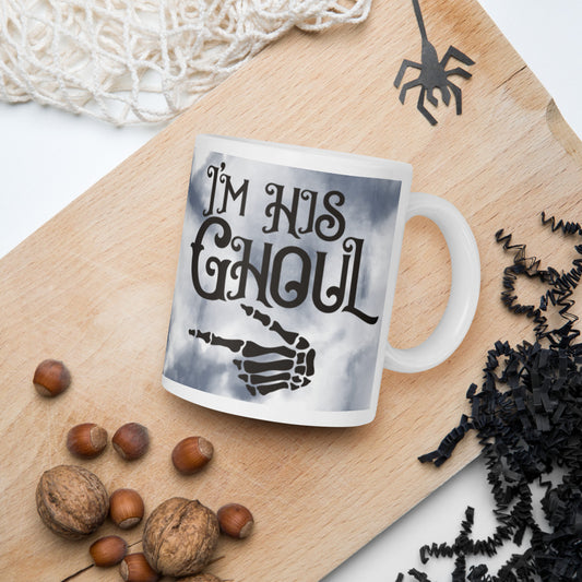 I'M HIS GHOUL-White glossy mug