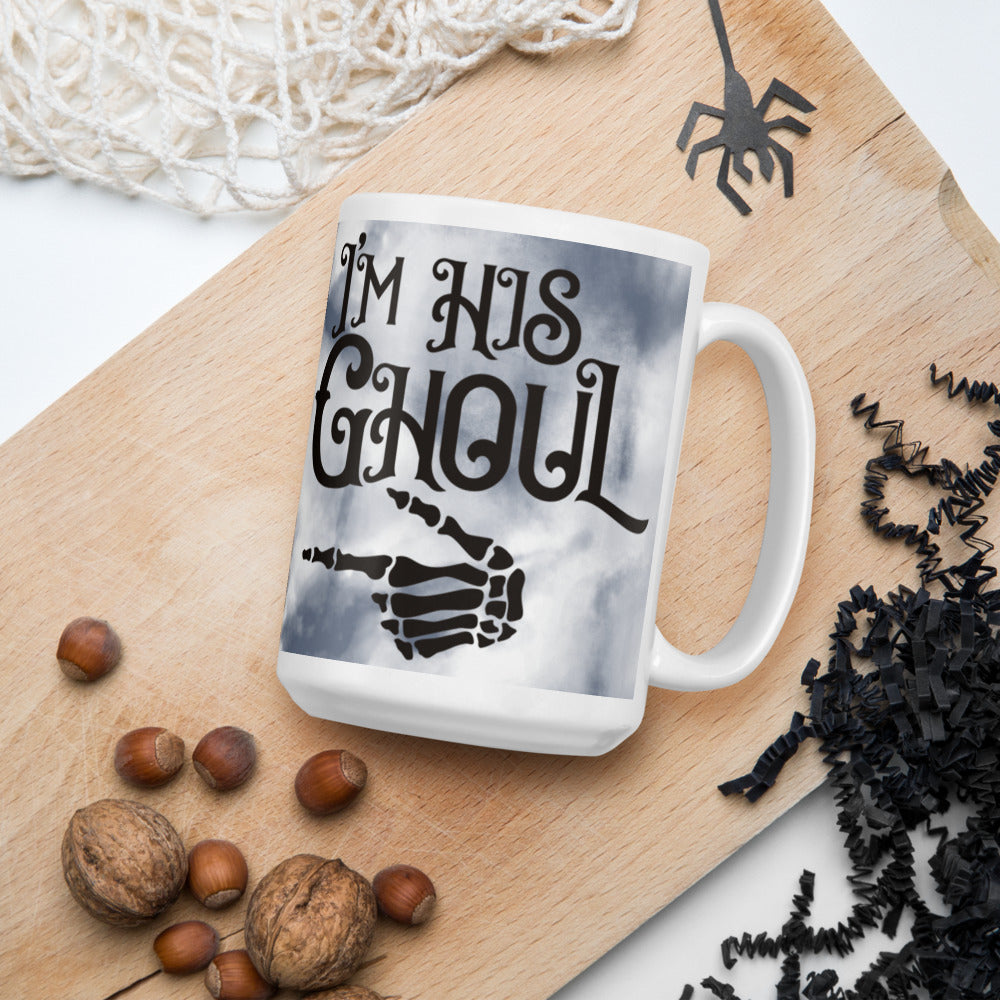 I'M HIS GHOUL-White glossy mug